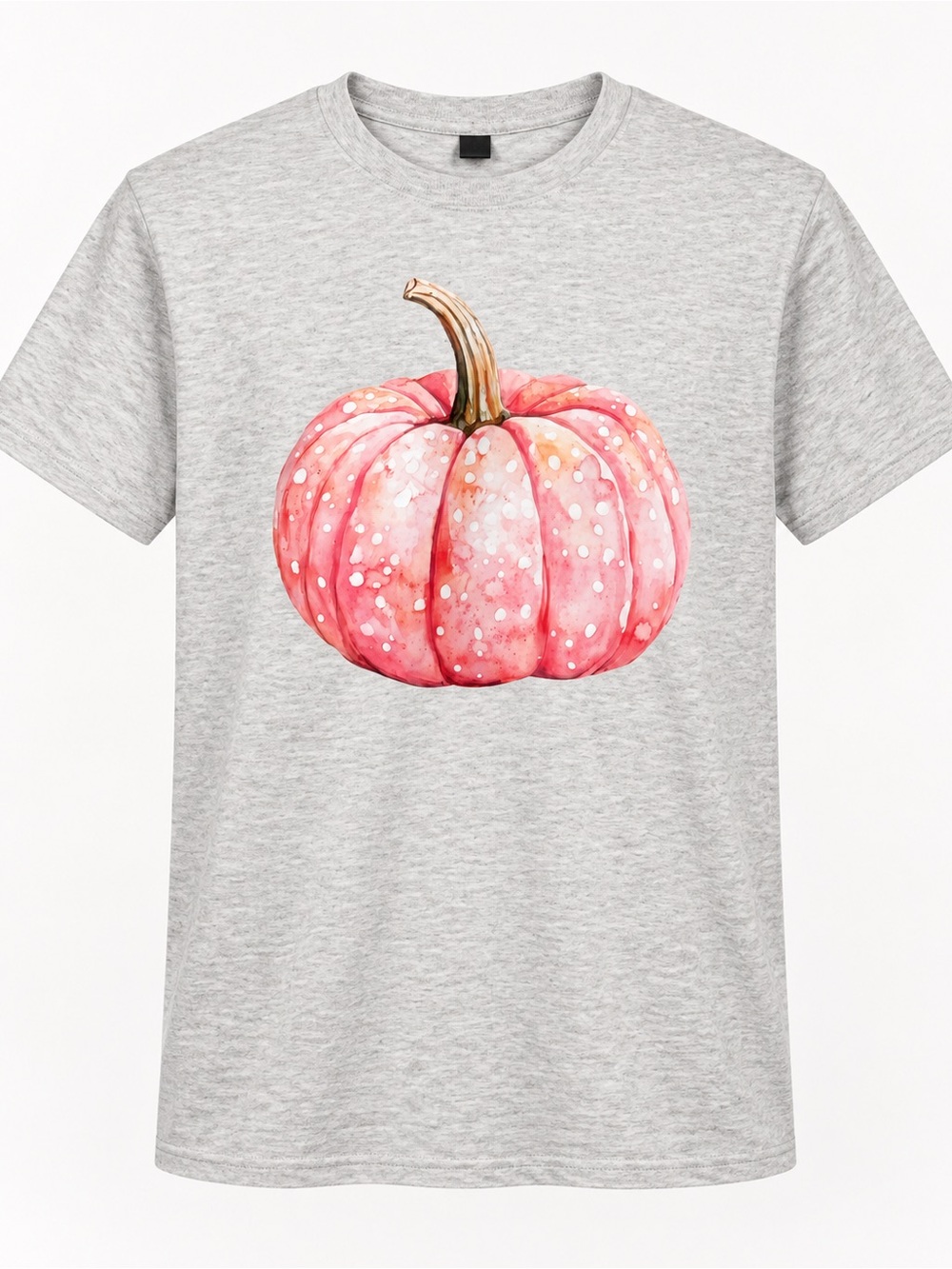 Adult Small NWOT Pink Pumpkin Graphic Tee